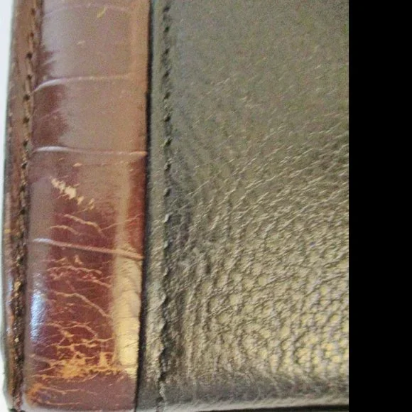 Vintage Bally Black Leather and Brown Croc Embossed Crossbody/Shoulder Handbag - Picture 10 of 15